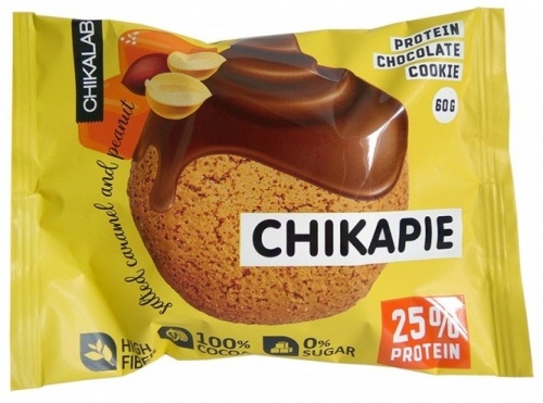 Печенье протеиновое в глазури Chikalab 60 г фото 1